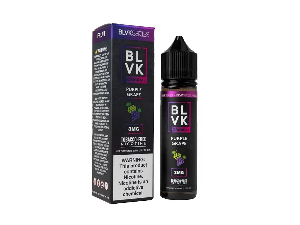 BLVK 60ML 3MG ORIGINAL PURPLE GRAPE