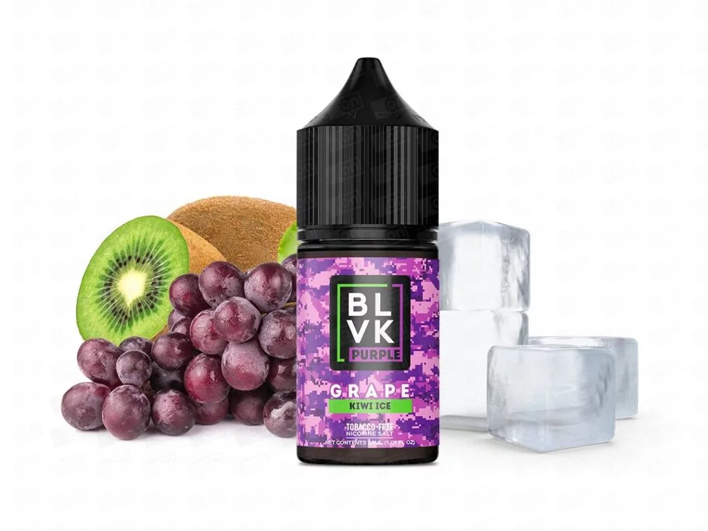 BLVK SALT GRAPE KIWI ICE 30ML 35MG