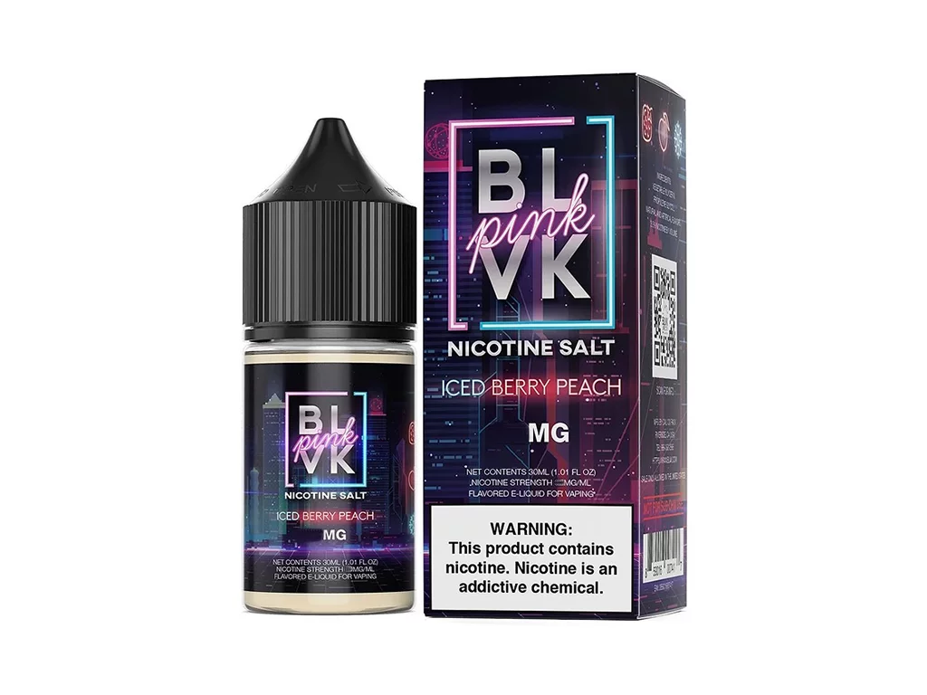 BLVK SALT PNK BERRY PEACH ICE 30ML 35MG