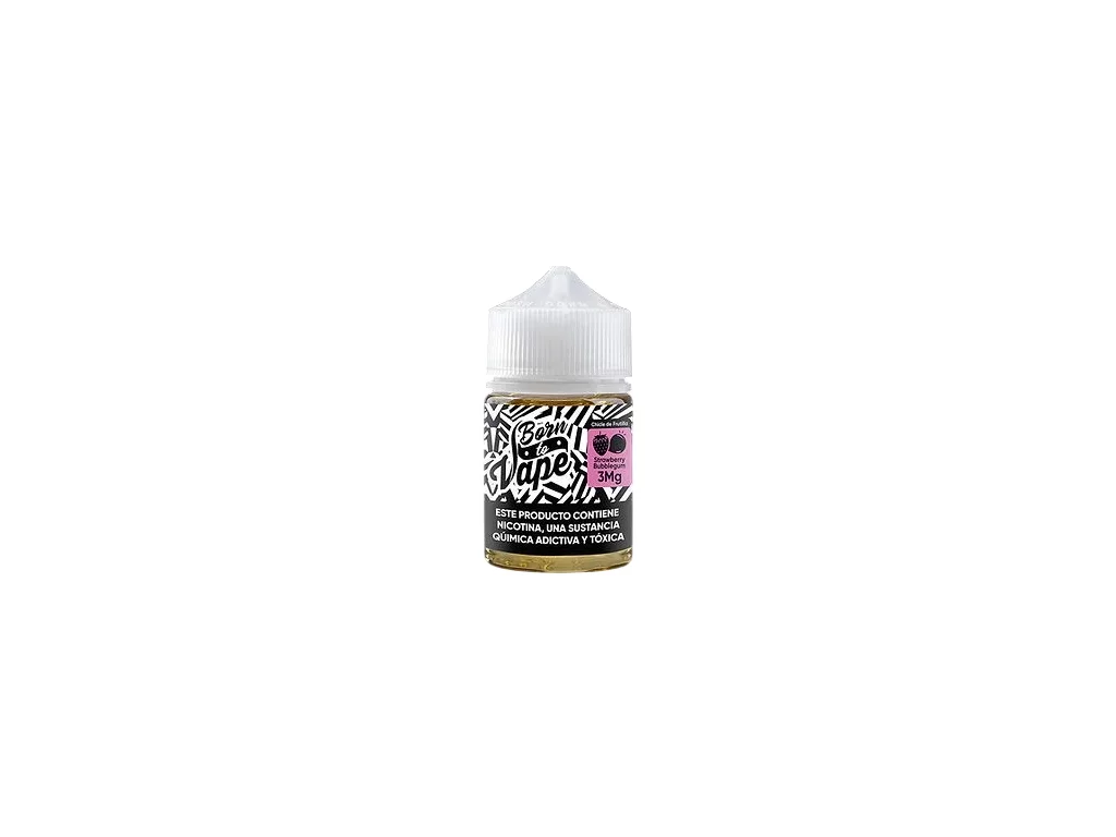 BORN 60ML 3MG BUBBLEGUM STRAWBERRY