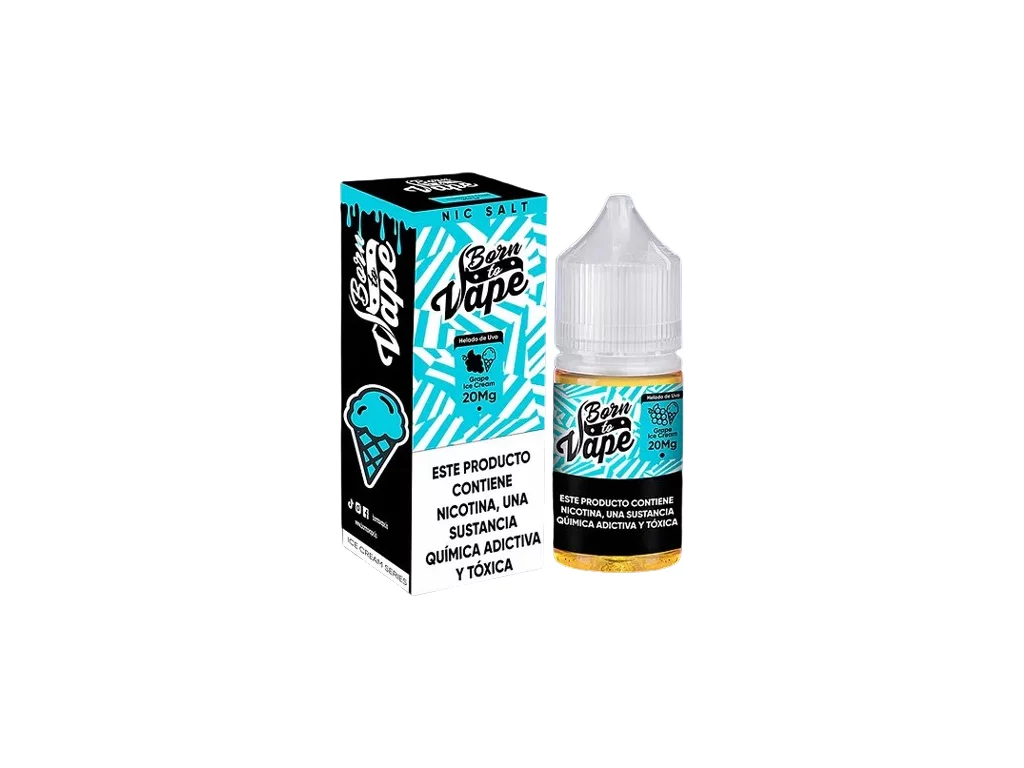 BORN SALT 30ML 20MG GRAPE ICE CREAM