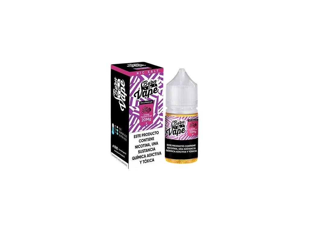 BORN SALT 30ML 20MG GRAPE PASSION FRUIT