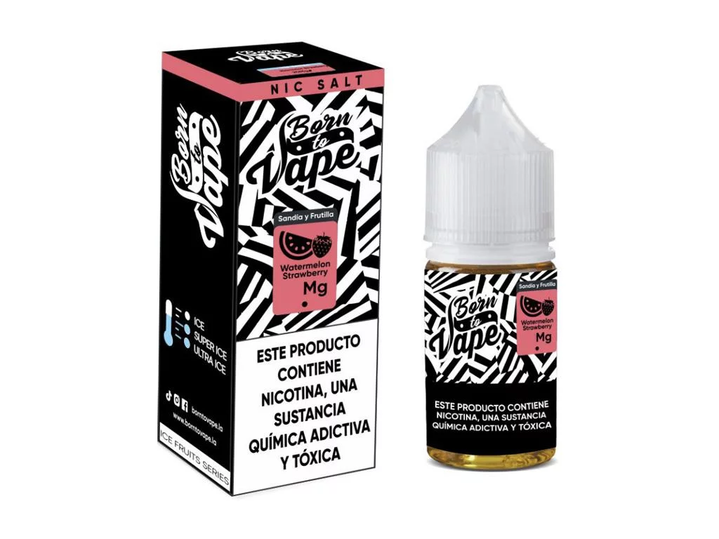 BORN SALT 30ML 50MG WATERMELON STRAW
