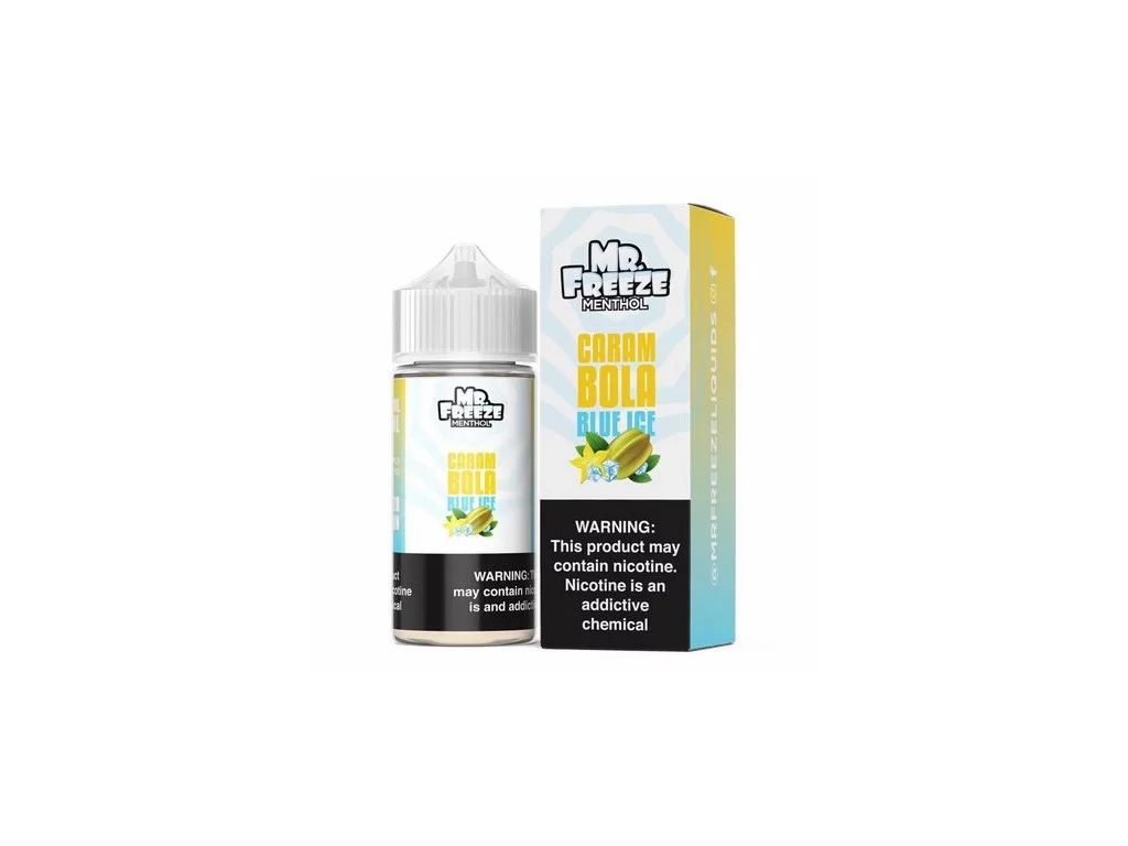 MR FREEZE 100ML 0MG CARAMBOLA BLUE ICE
