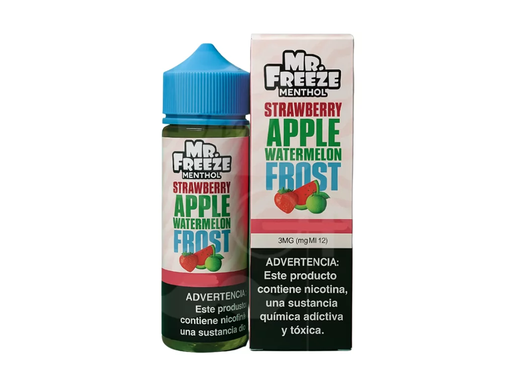 MR FREEZE 100ML 3MG STRAW APPLE WATER