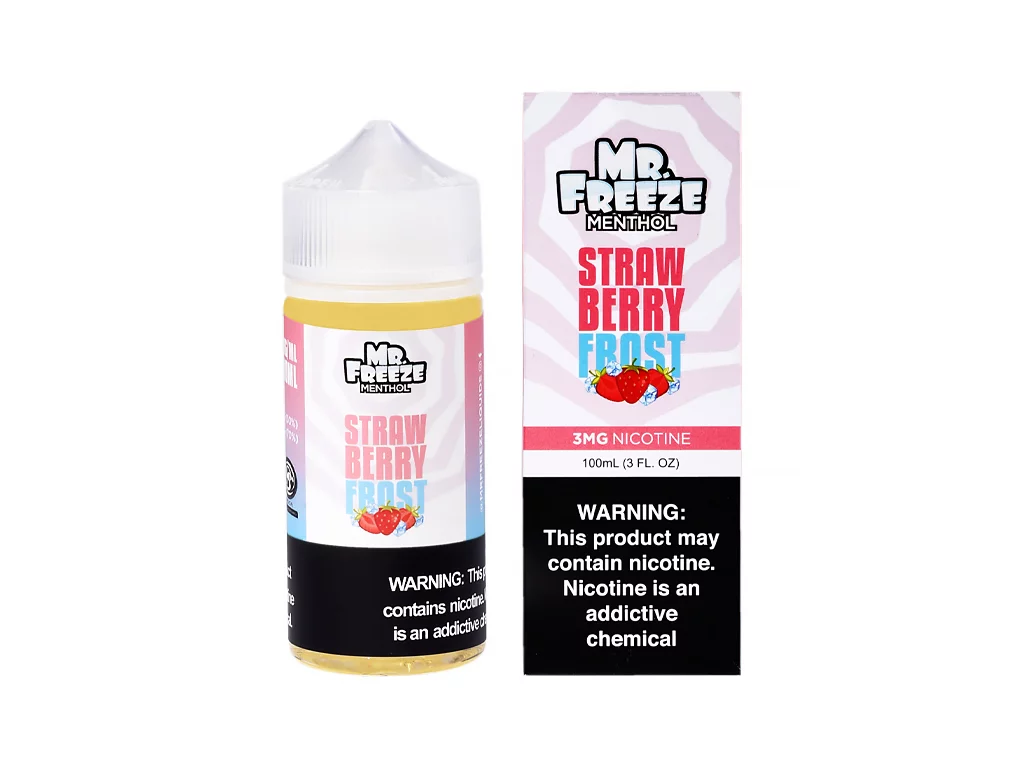 MR FREEZE 100ML 3MG STRAW FST