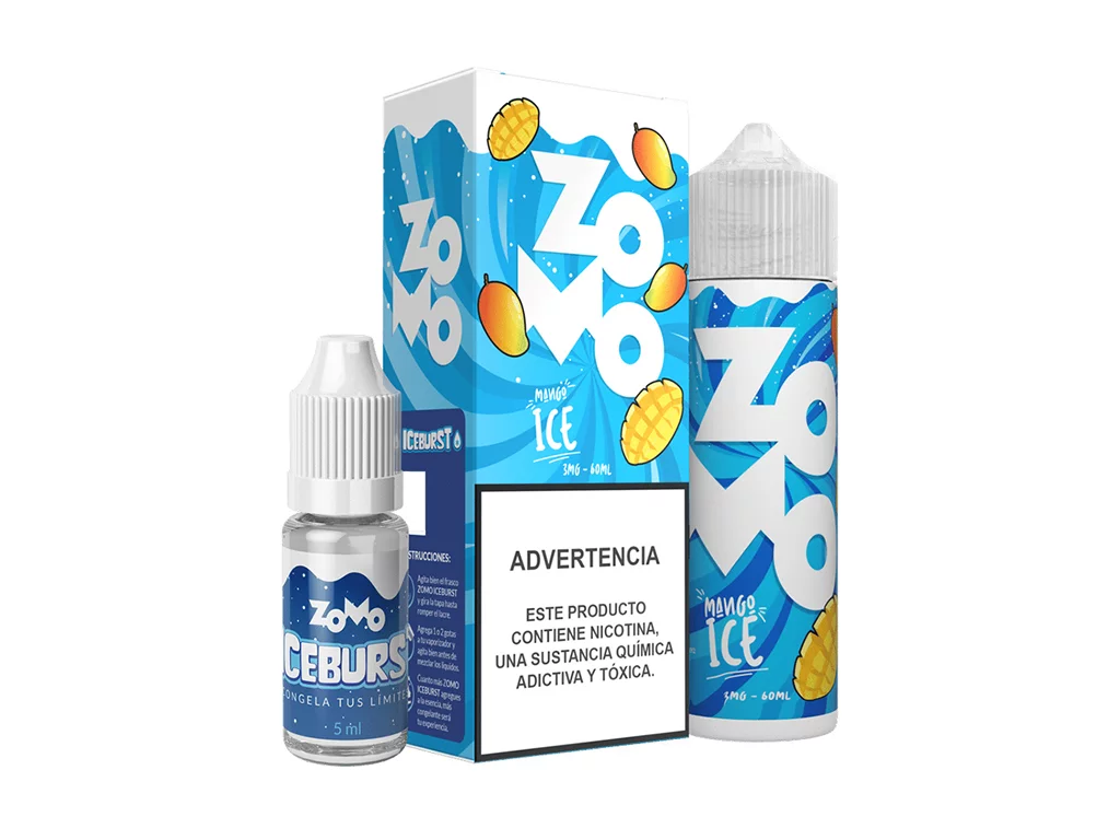 ZOMO 60ML 3MG MANGO ICE NEW