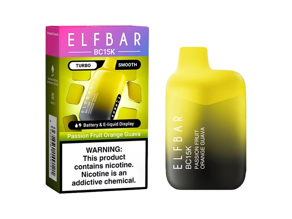 ELFBAR 15K BC PASSION FRUIT ORANGE GUAVA