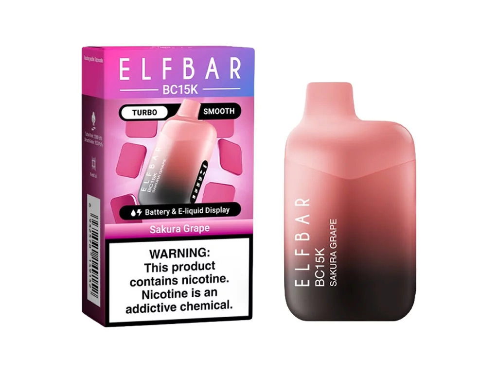 ELFBAR 15K BC SAKURA GRAPE