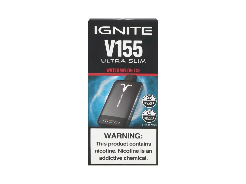 IGNITE V155 SLIM BLACK WATERMELON ICE